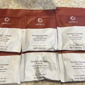 Optavia lot of 7 Decadent Chocolate Brownie with Greek Yogurt Chips “expired”